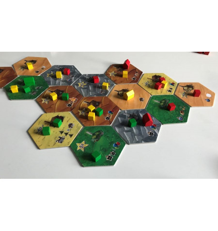 Dice settlers board game  (English)