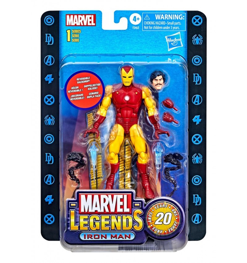 inadvertently Juggling Illusion Marvel Legends - 20th Anniversary -Iron Man 15 cm Action Figurine